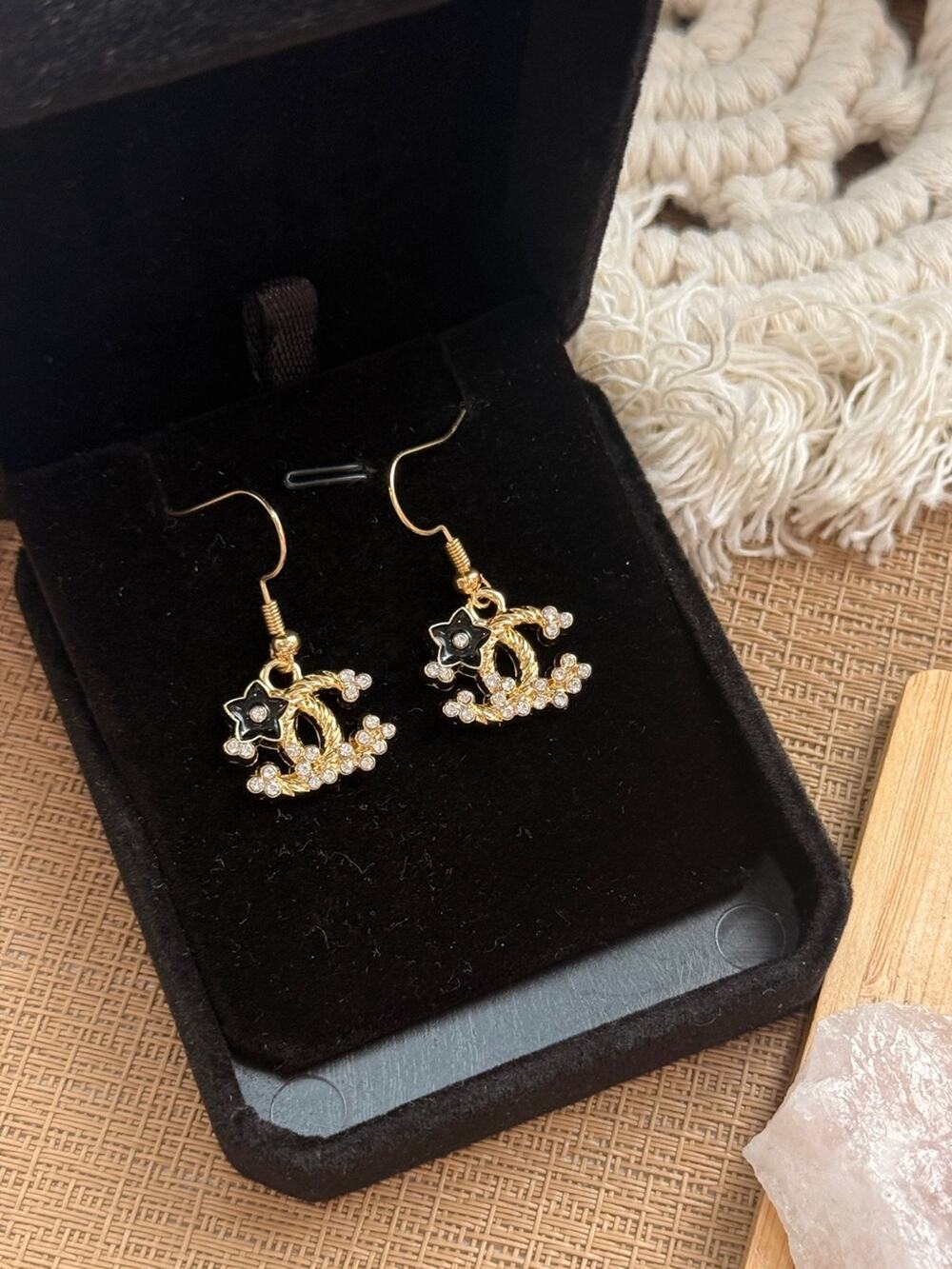 Vintage CC Logo Upcycled Earrings : BOGO Sale! ✨